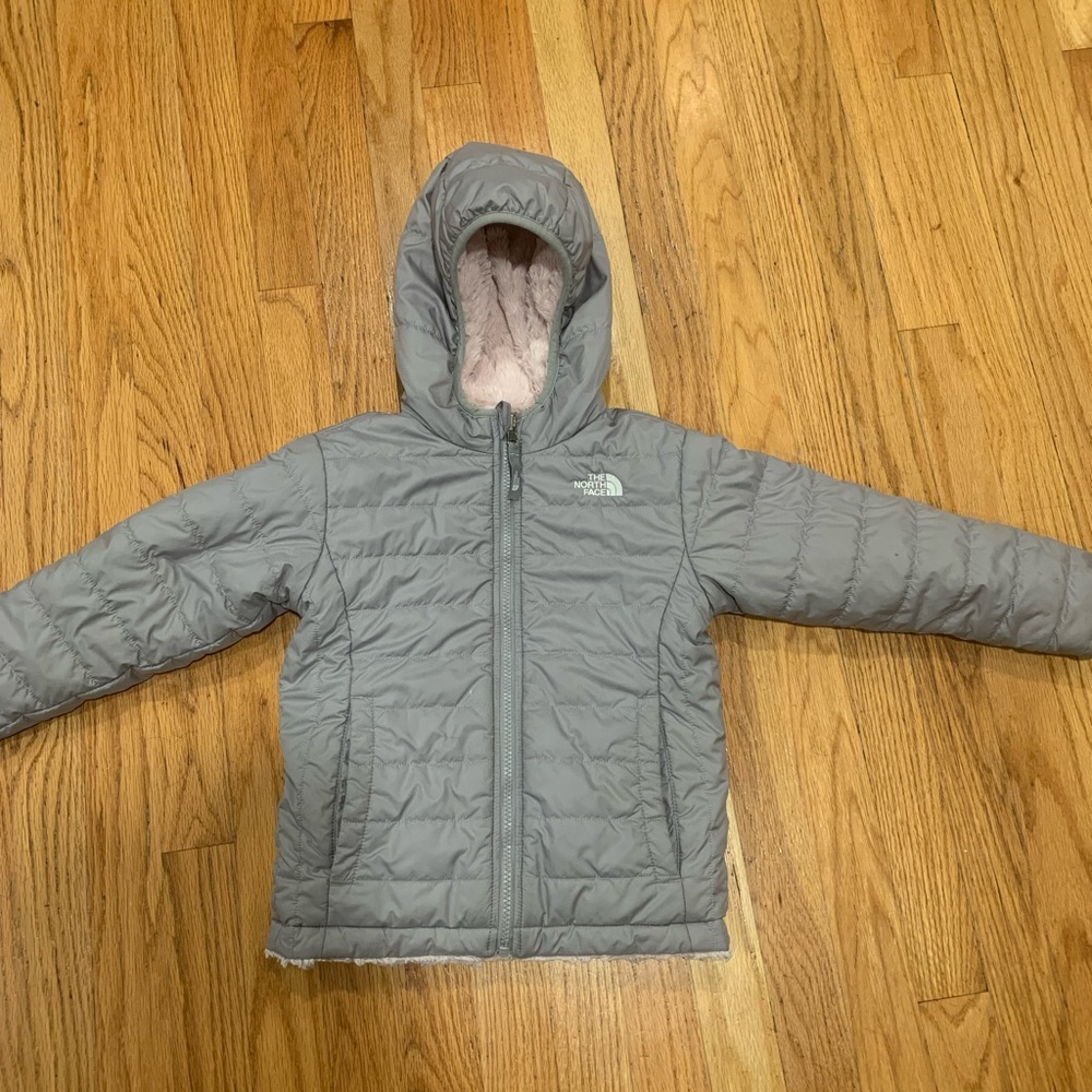 Northface Mossbud Swirl Reversible Toddler size 5